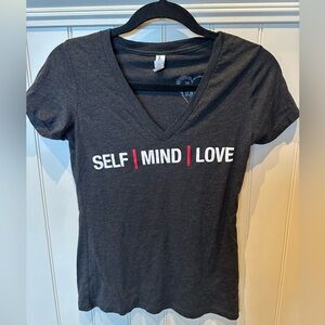 BELLA CANVAS Ladies Woman’s Size Small Black V-Neck Short Sleeve Tee Shi…